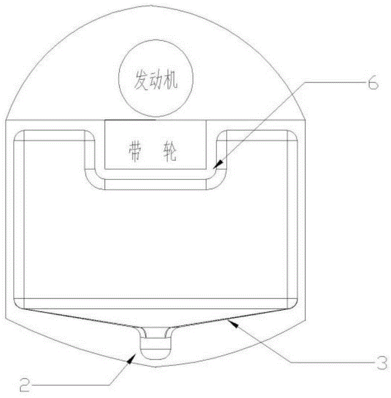 Thin-wall oil tank of unmanned helicopter