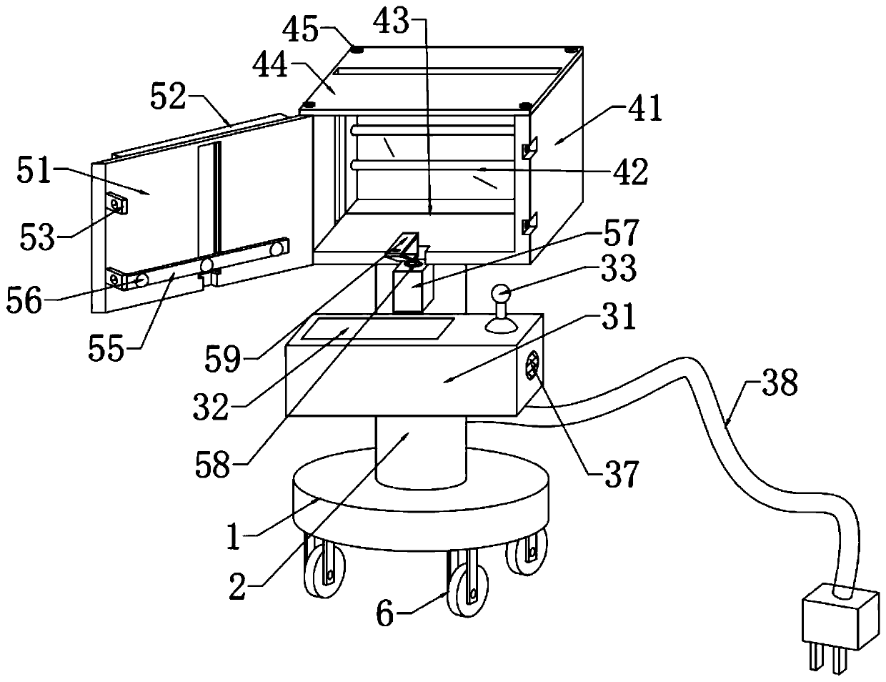 Rapid medical image processing device