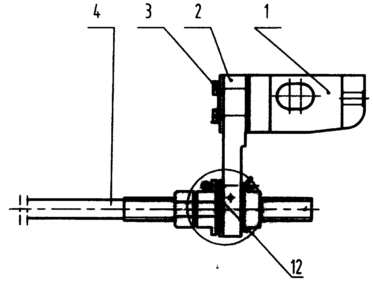 Knuckle bearing tip iron