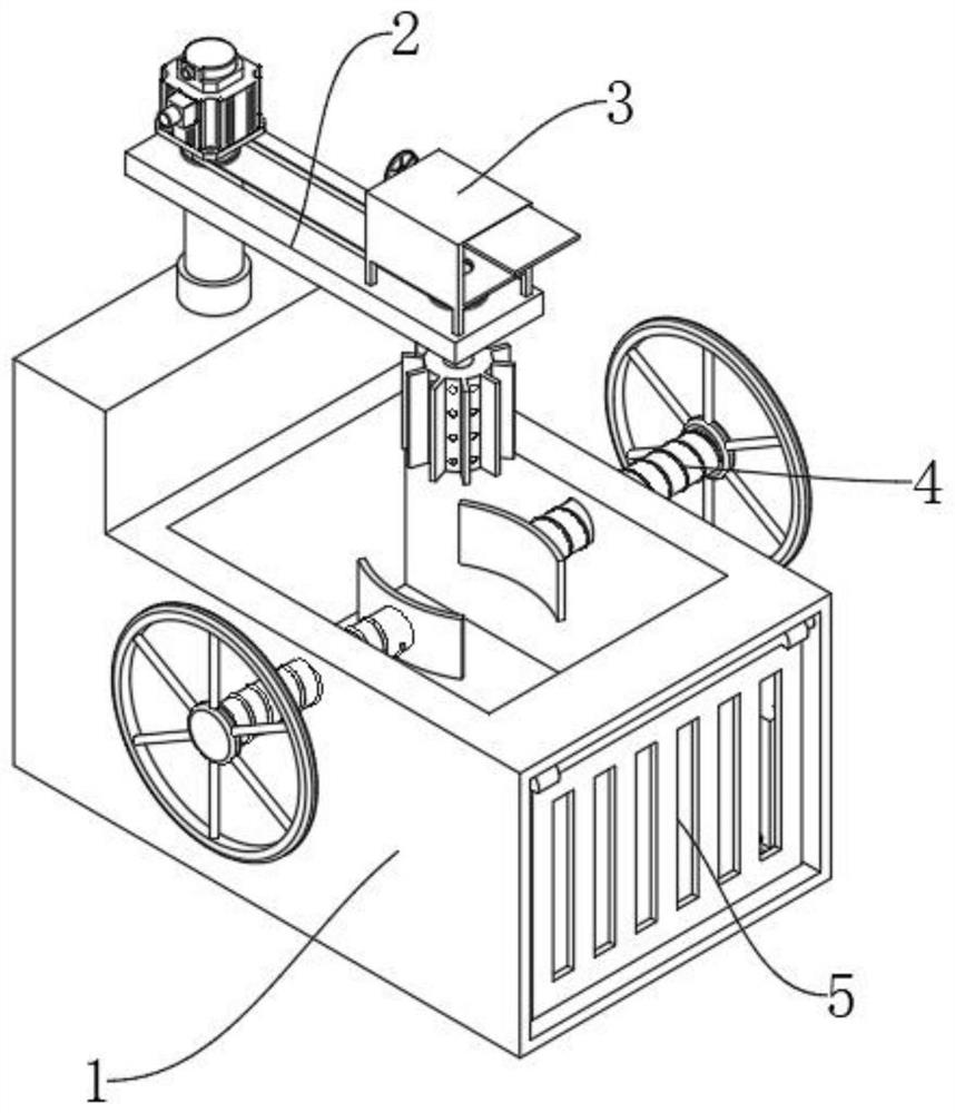 Cambered surface burnishing device for machining inner wall of crane hydraulic oil cylinder body