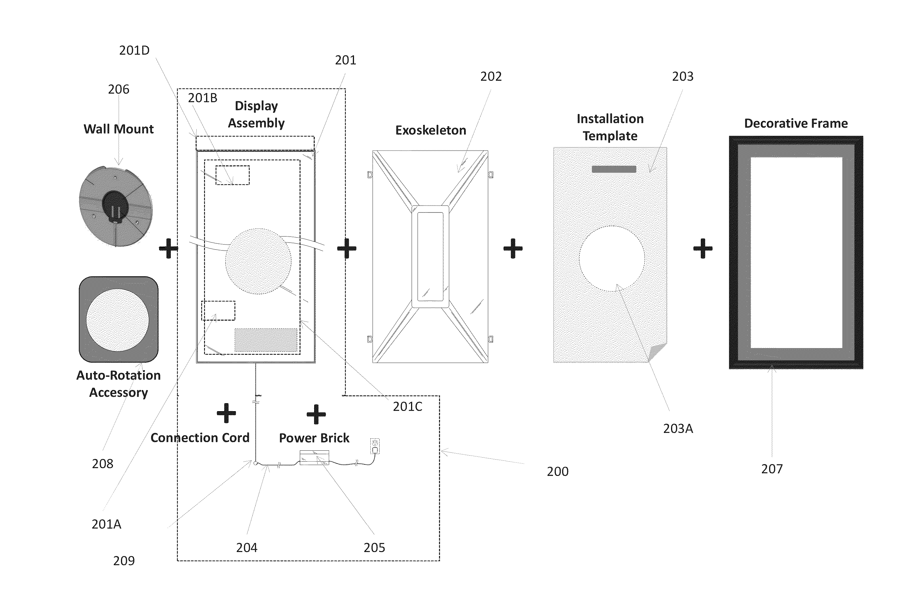 Case for a Display Device Displaying Digital Imaging