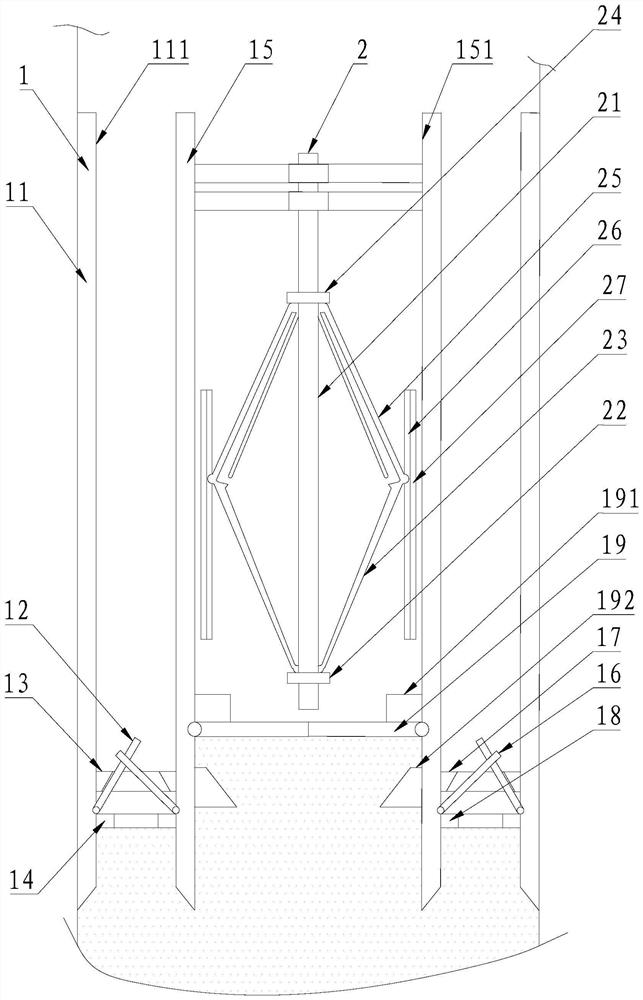 A cylindrical extruder for civil engineering