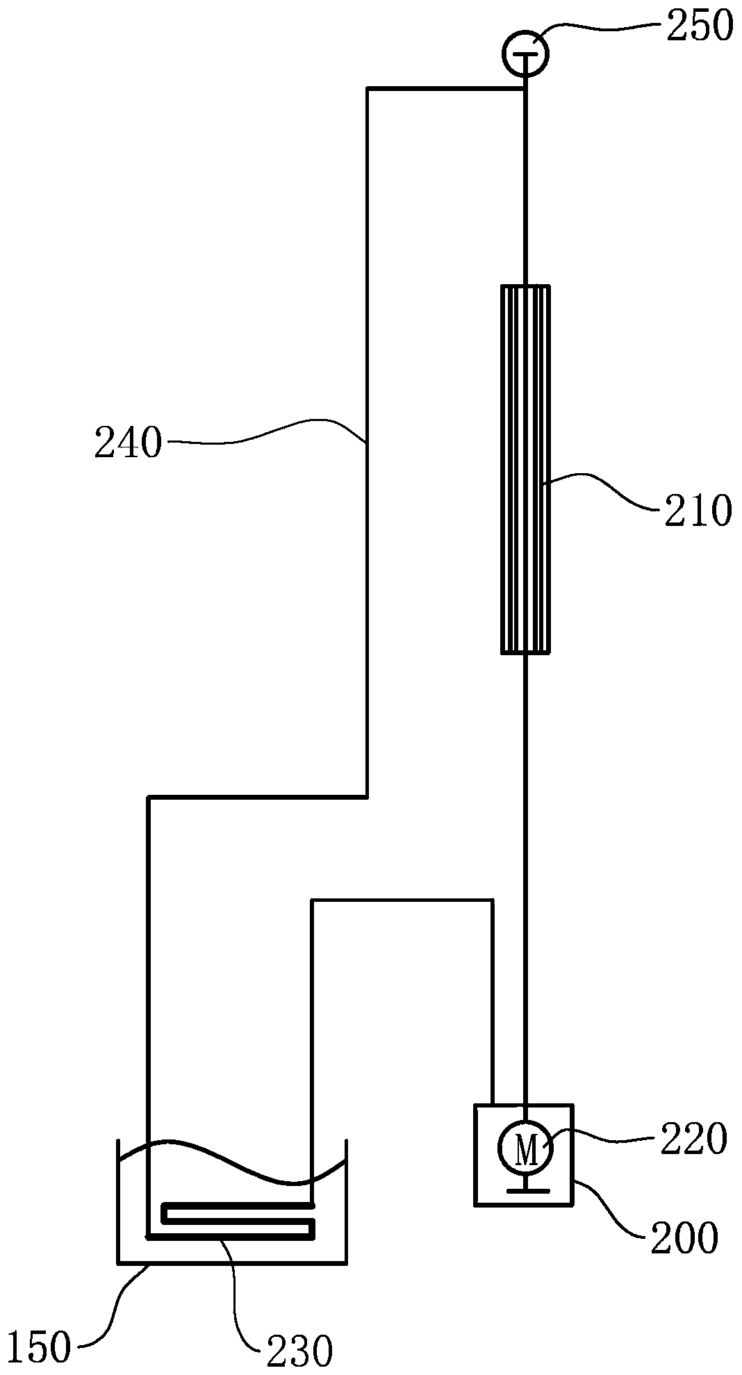 Refrigerant recovery system for air-conditioner and air-conditioner