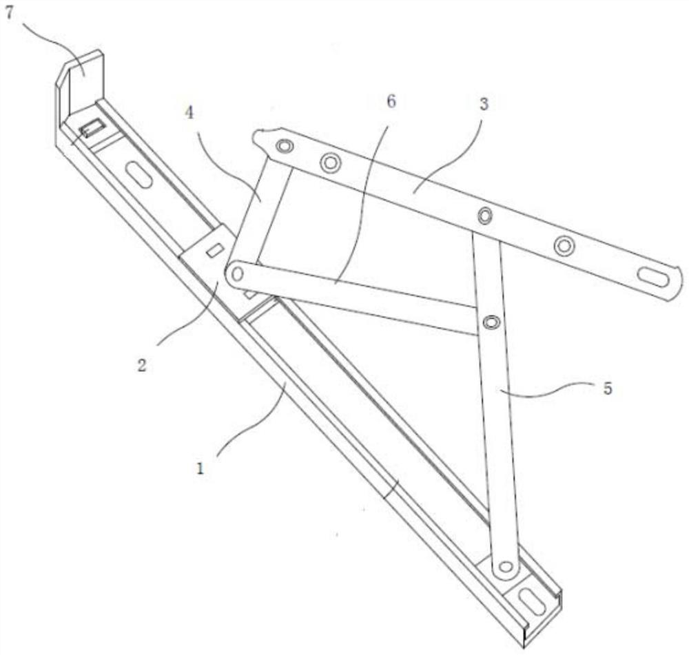 Casement window hinge, manufacturing method of casement window hinge, casement window using casement window hinge