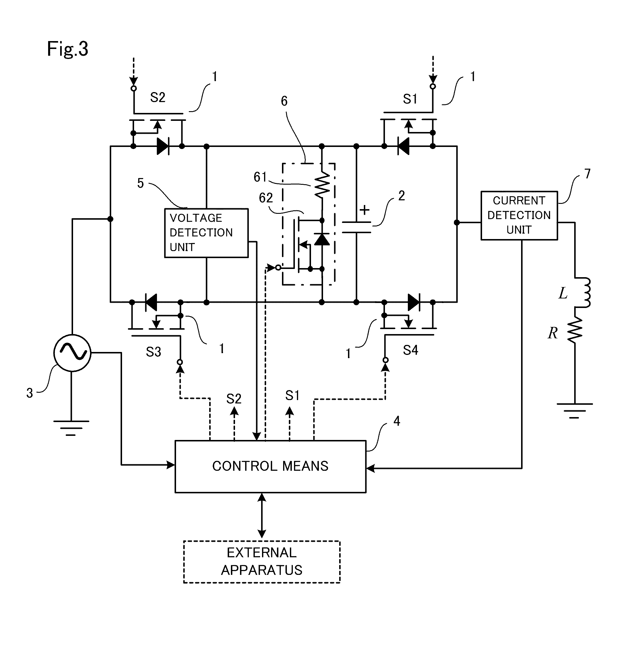 Magnetic energy recovery switech having protective circuit