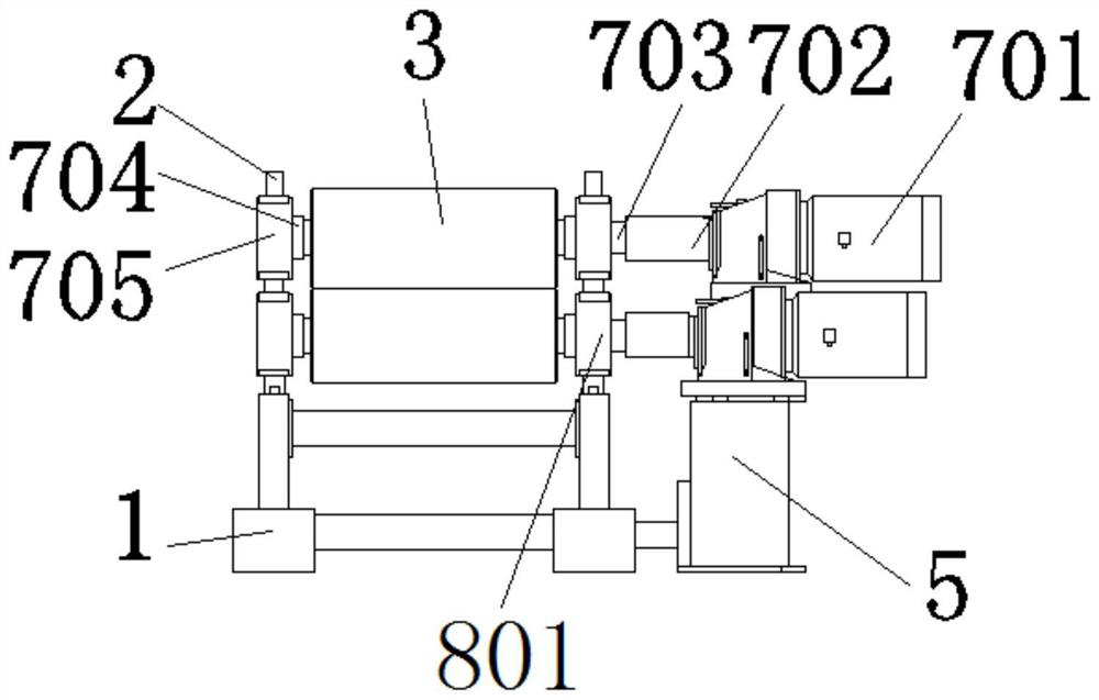 Efficient energy-saving uniform padder of printing and dyeing equipment and working method