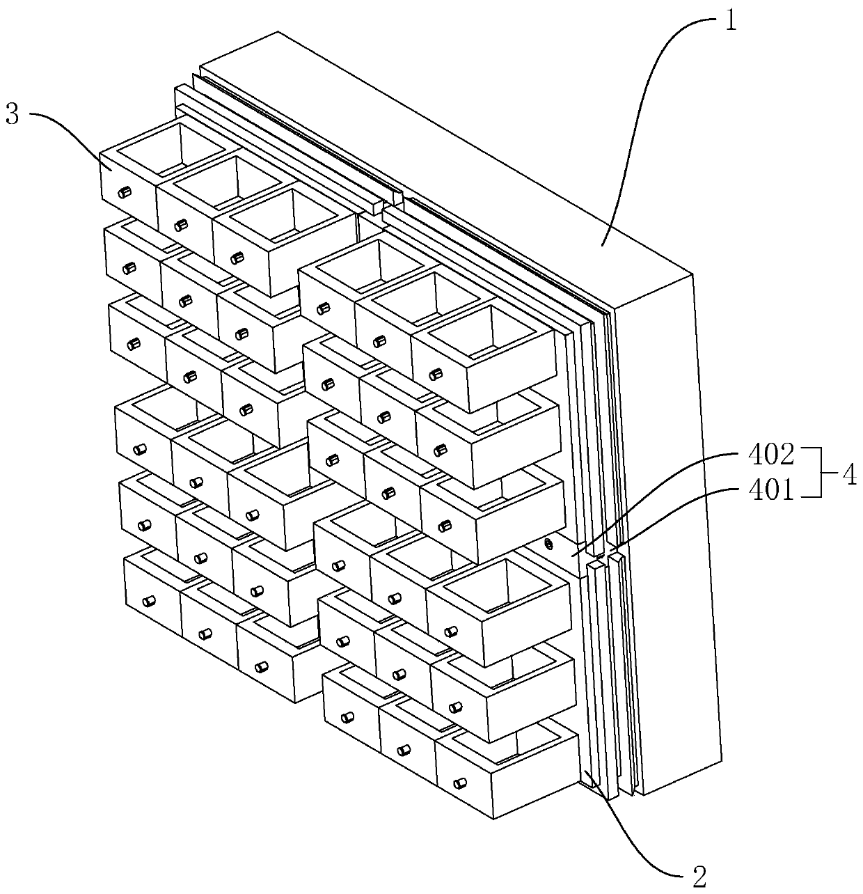 Green plant building curtain wall