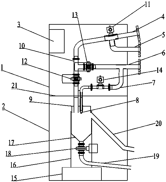 Weight method-based ore pulp concentration meter