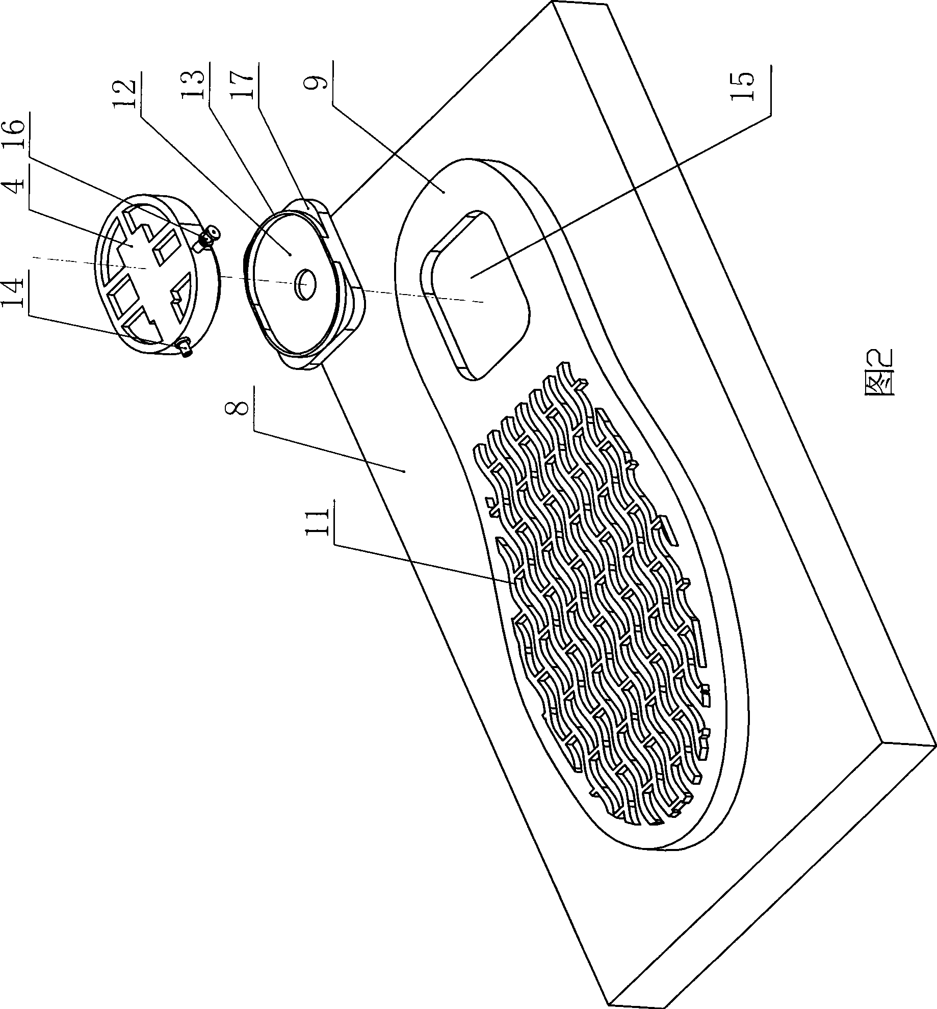 Shoe sole with ventilating function and mould thereof