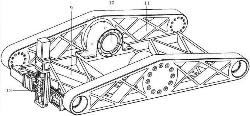 Non-contact type magnetic adsorption wall-climbing robot adaptive to complex wall surface operations