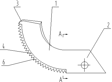 Rotary tillage cutter