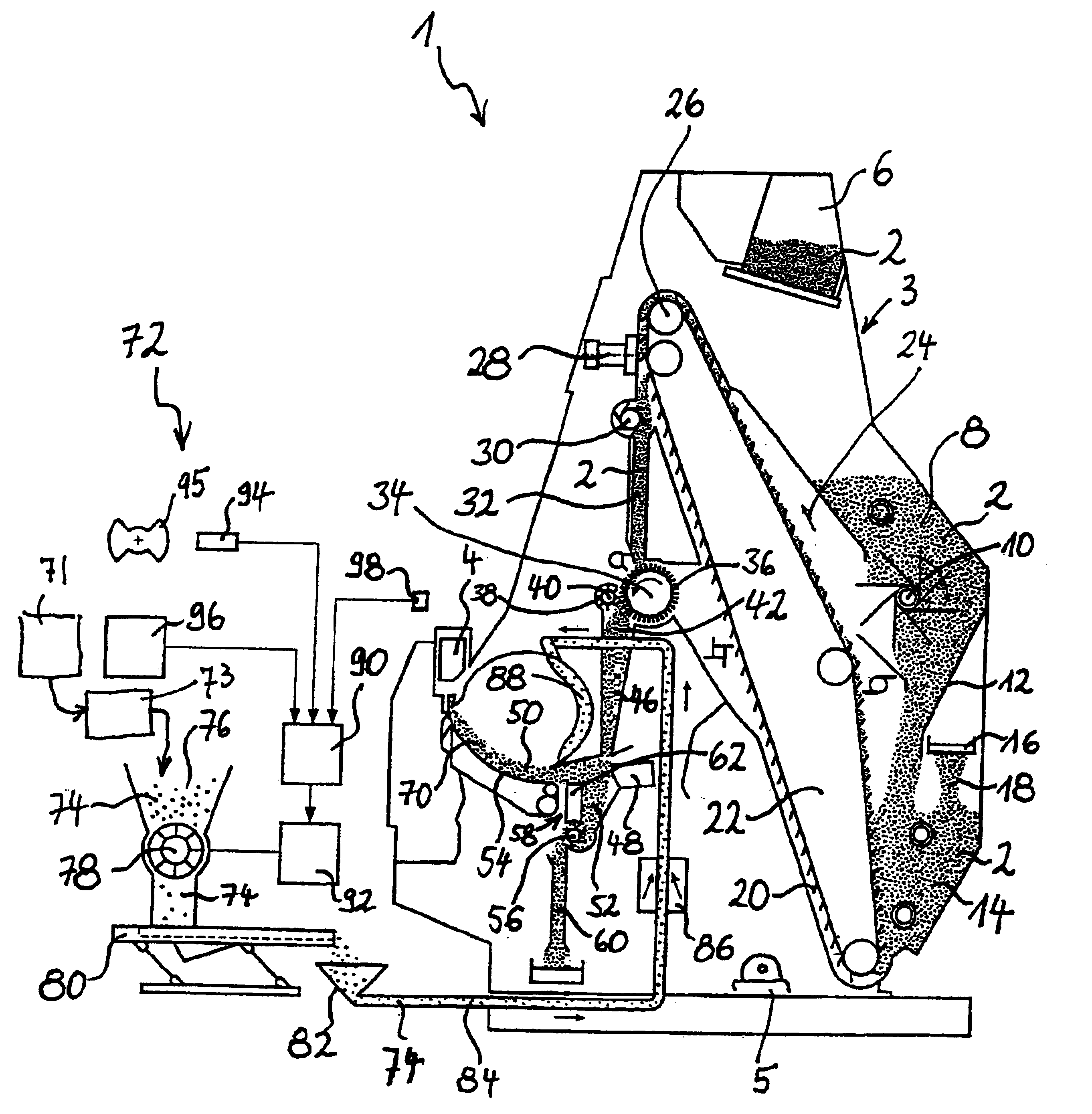 Method of and apparatus for recovering and recycling tobacco dust