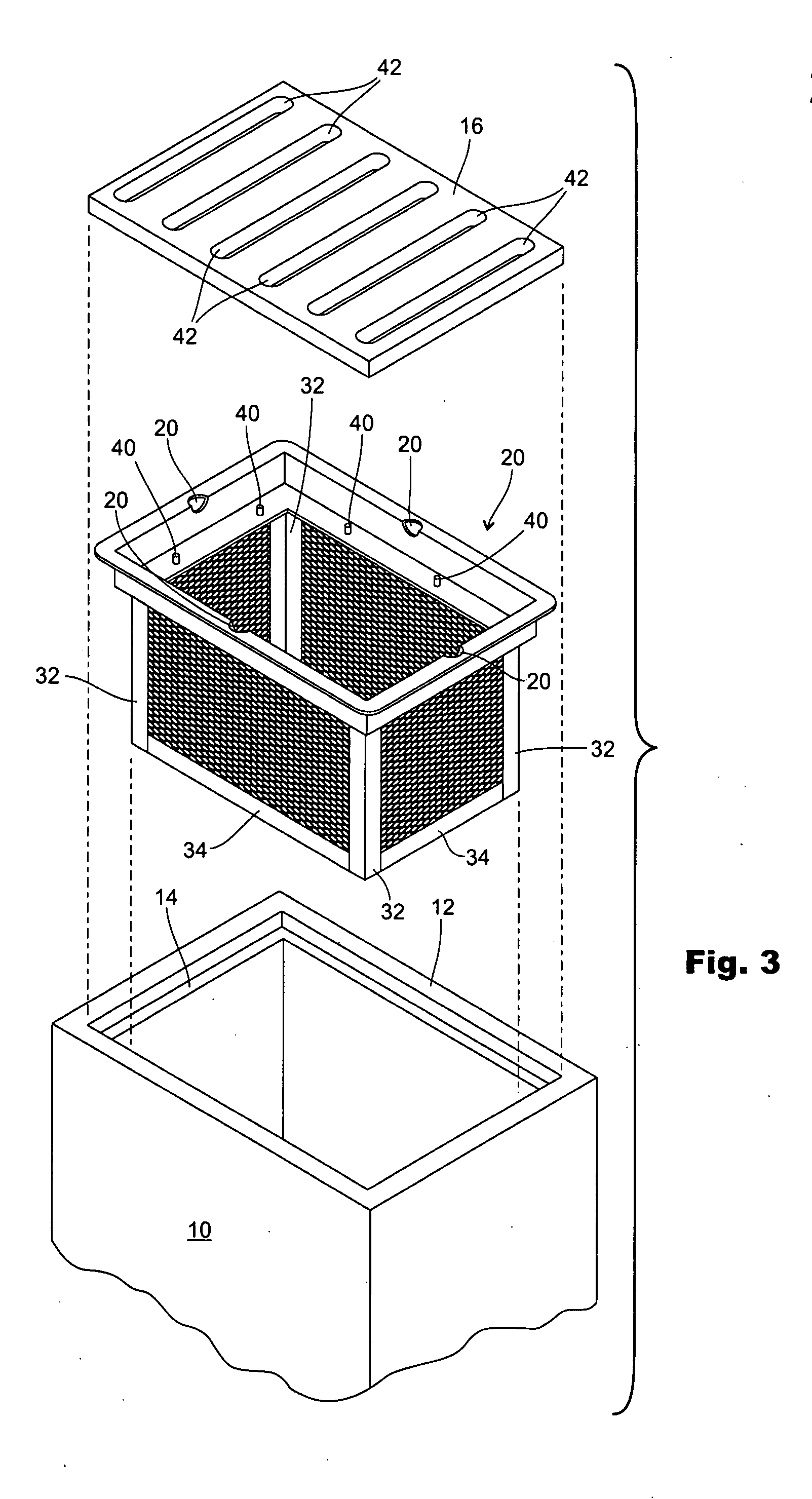 Filter system for catch basins