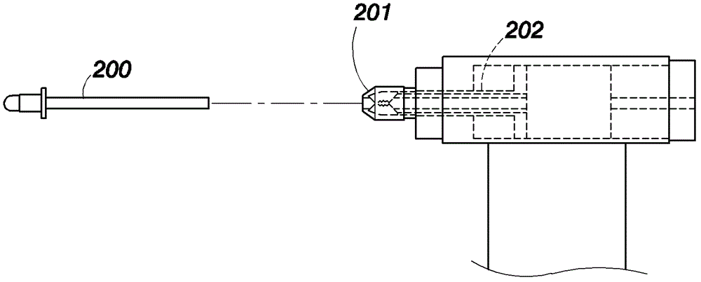 Component pneumatic fastener machine