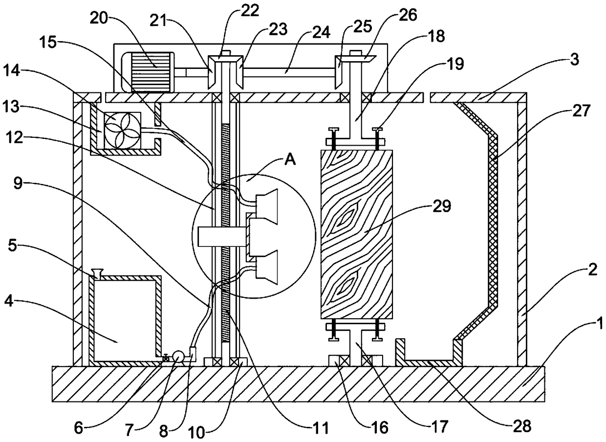 Efficient and uniform wooden product paint spraying equipment