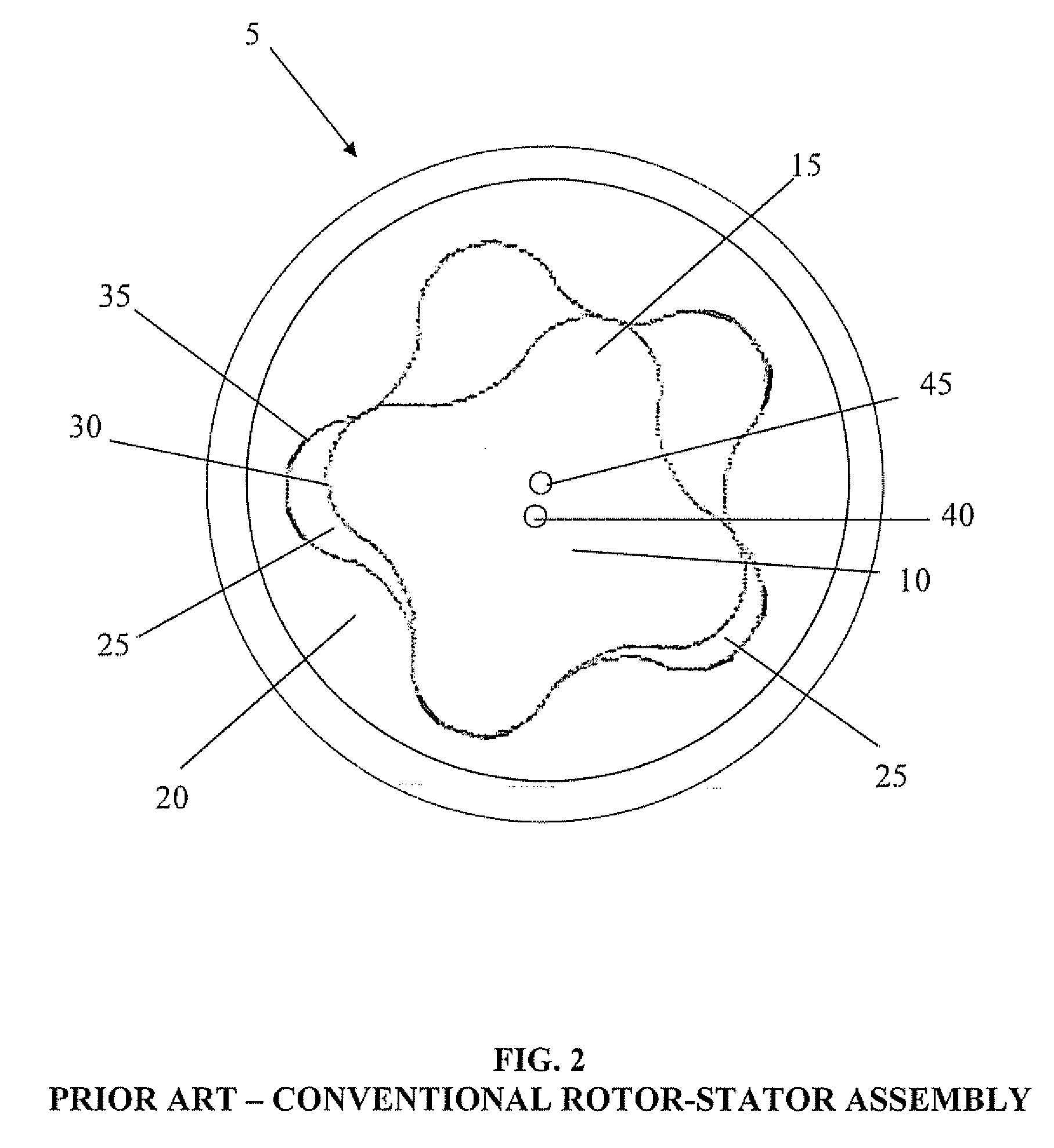 Positive displacement motor/progressive cavity pump