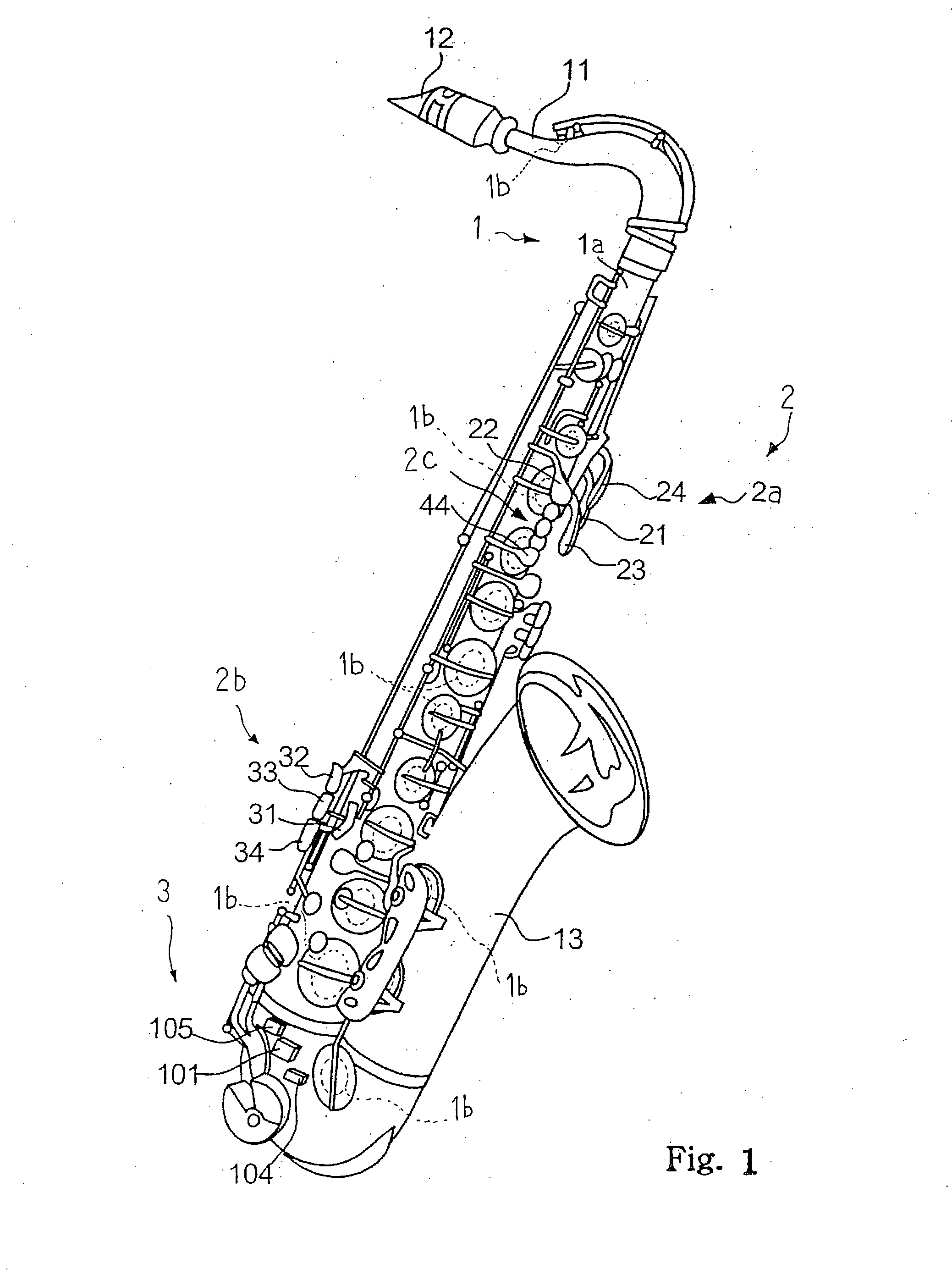 Musical instrument and supporting system incorporated therein for music players