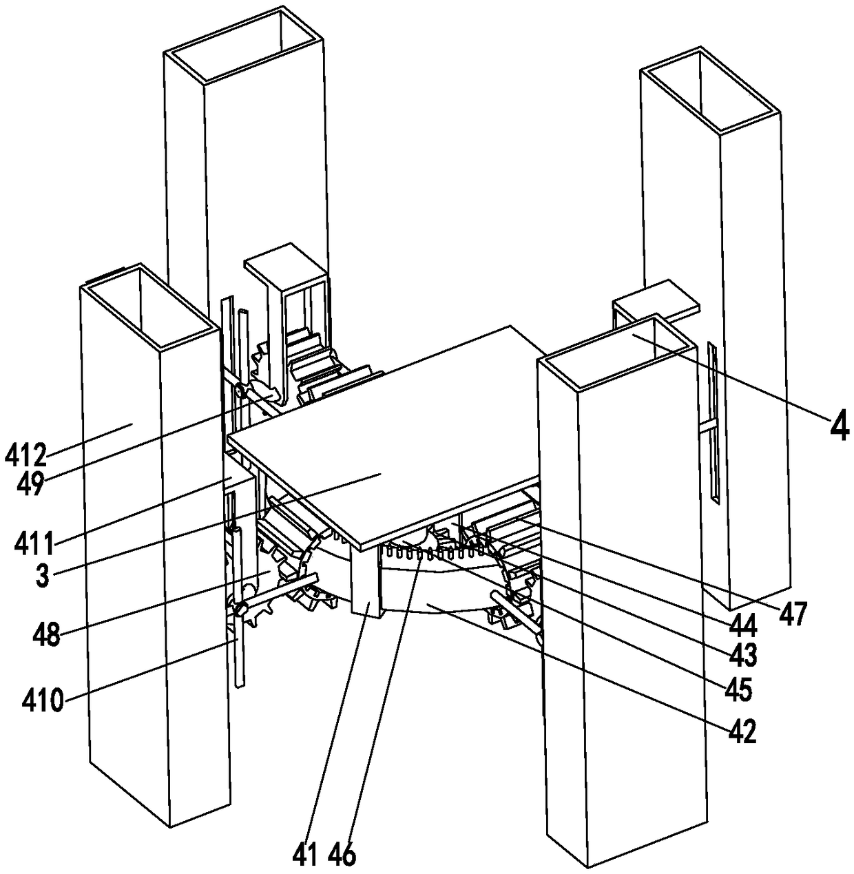 Automatic continuous feeder for PVC (Polyvinyl Chloride) pipe processing