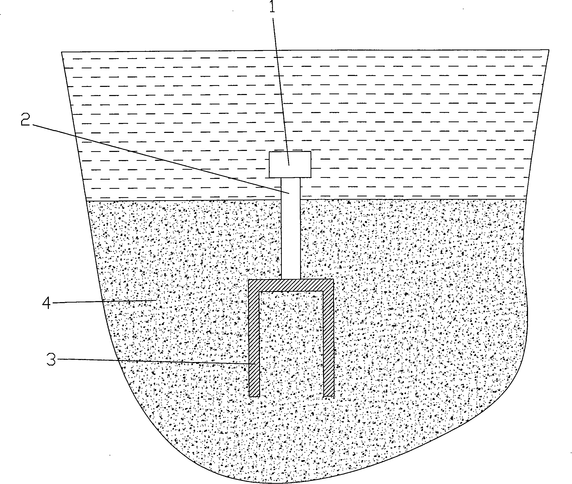 Method for mounting seabed anchor