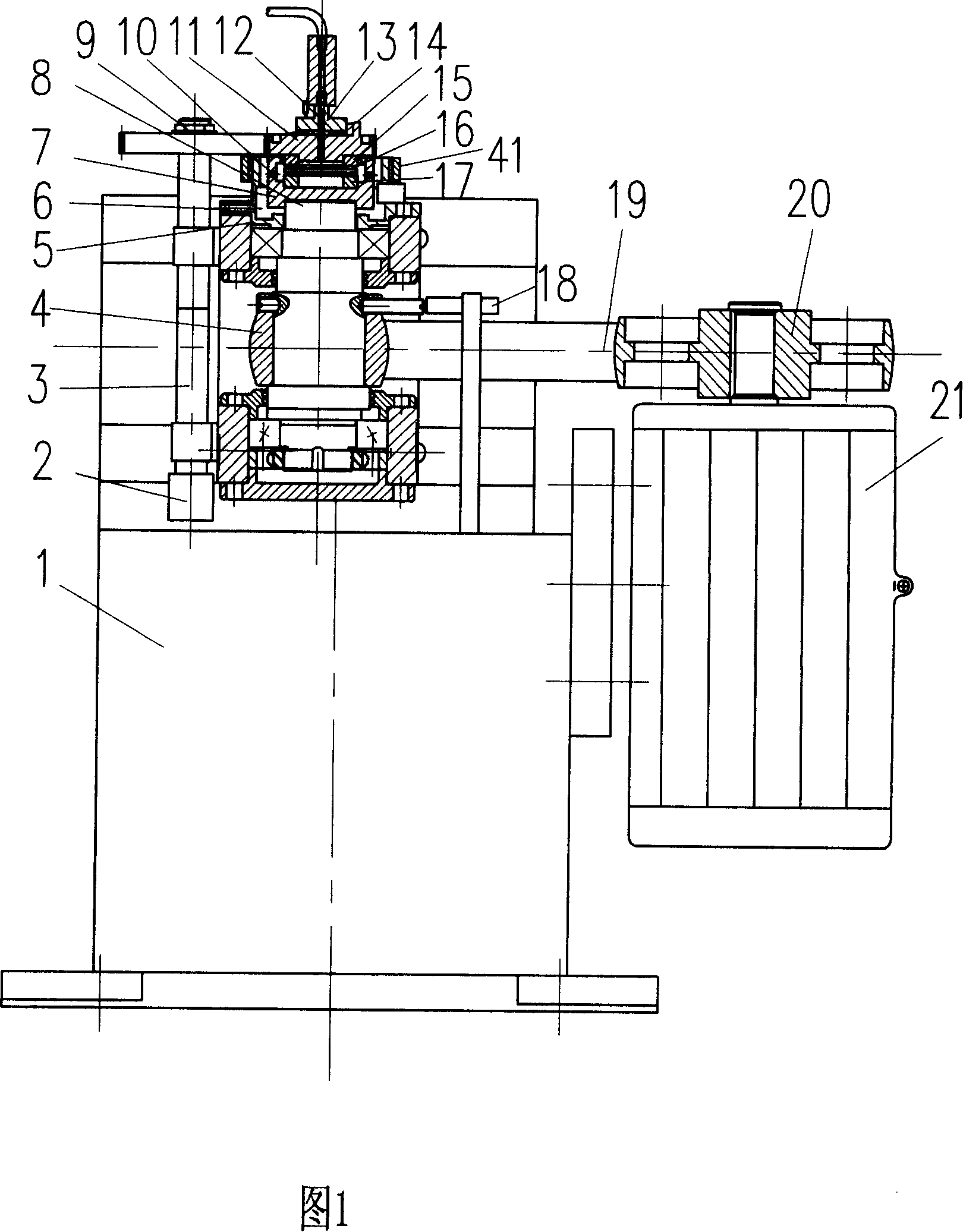 Work condition analogue rolling contact fatigue tester