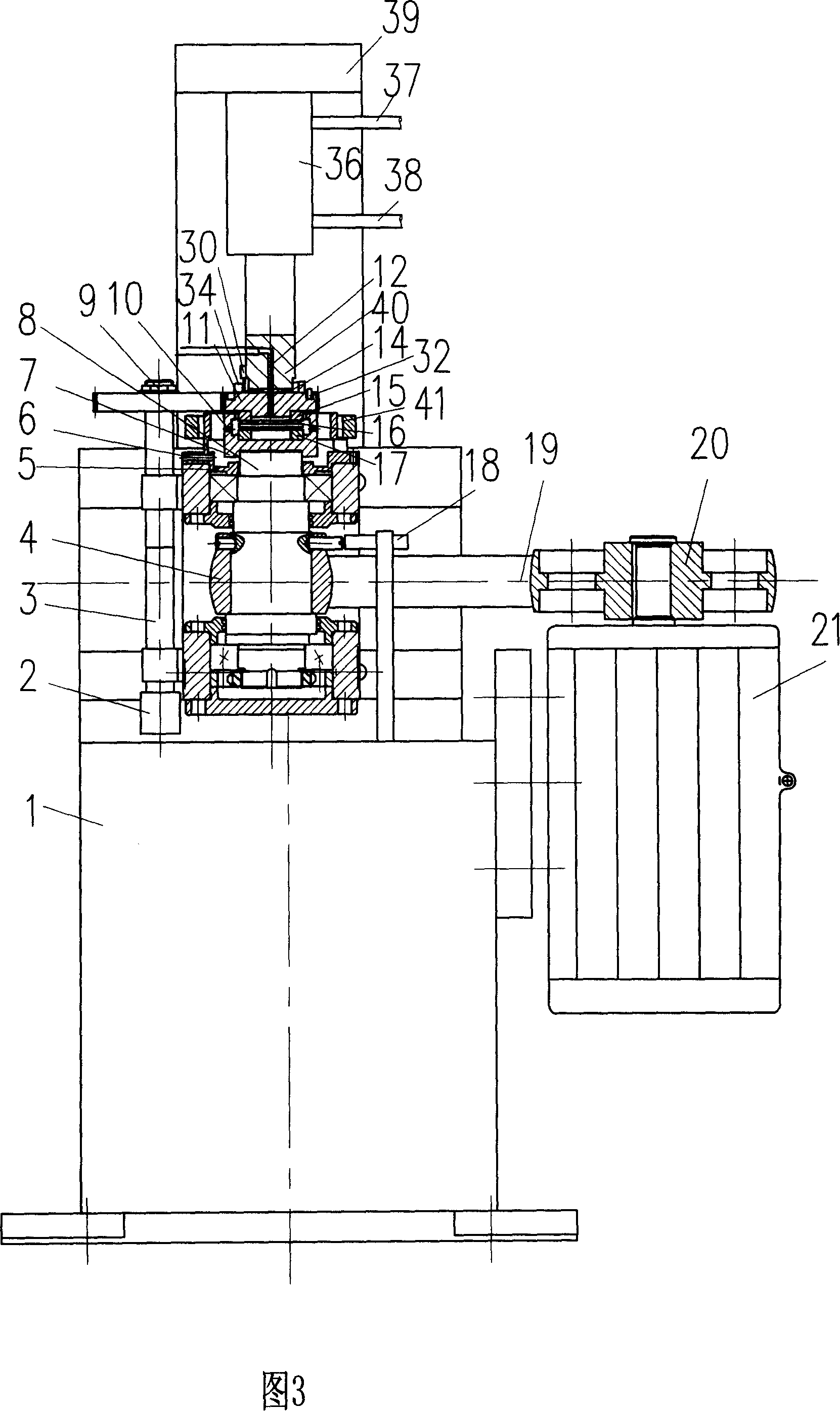 Work condition analogue rolling contact fatigue tester