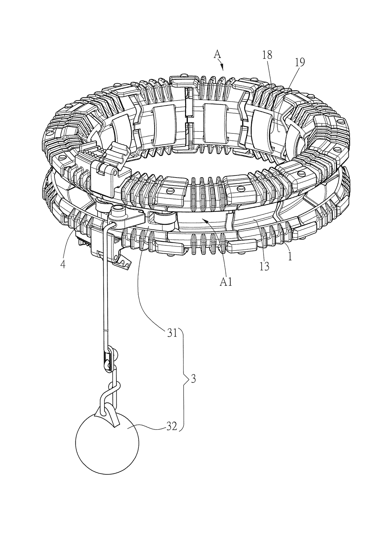 Waist training device