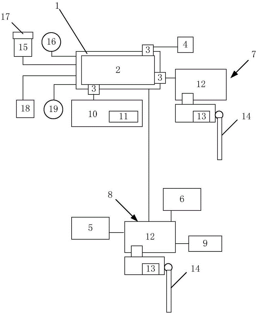 Alarm system suitable for detecting hazardous gas