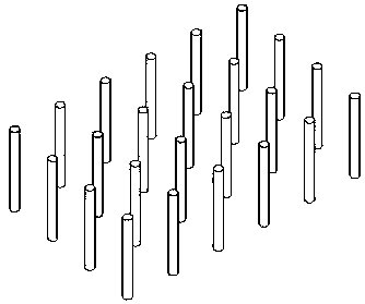 Suspended formwork construction method for seascape trestle