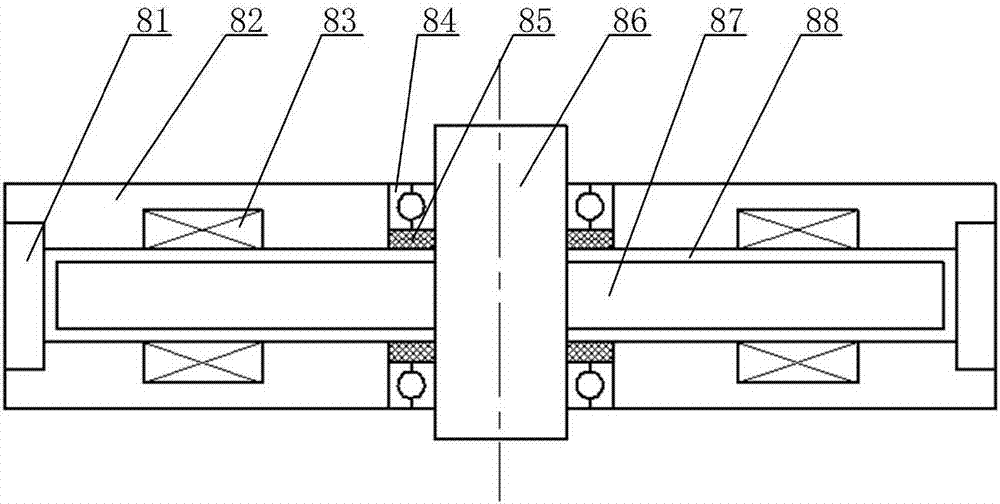 Rotary flexible beam rigidness and softness coupling system vibration measuring and controlling device and method