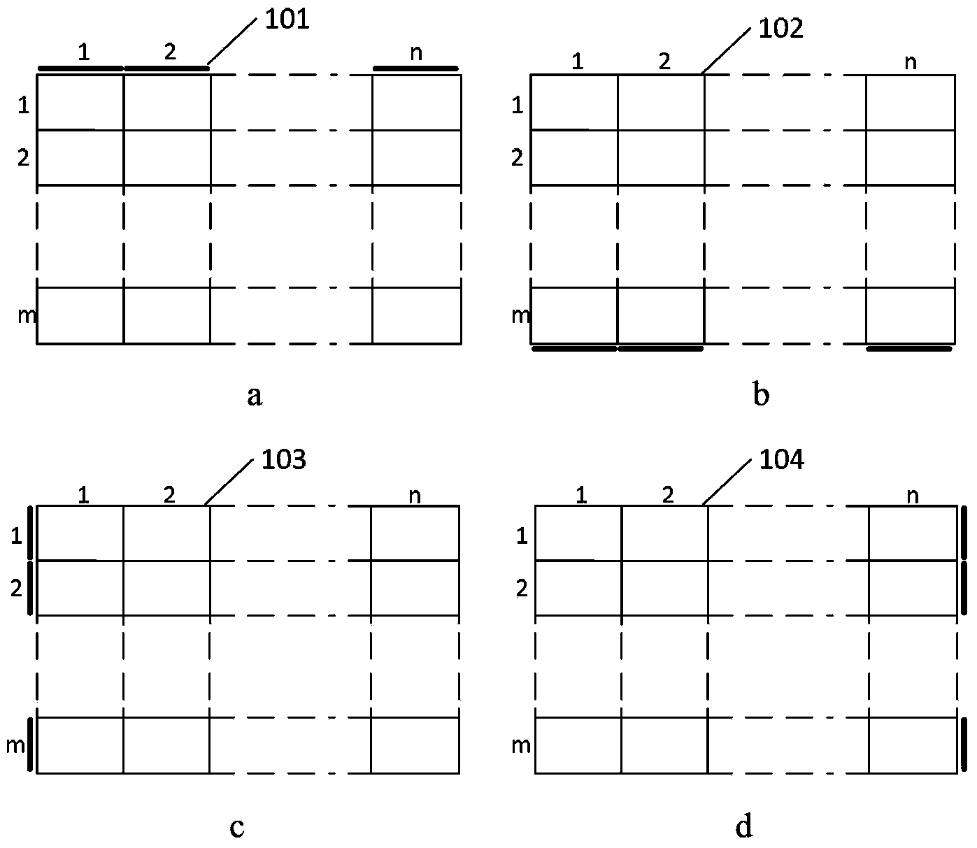 Side-in-type LED backlight source liquid crystal display dynamic dimming method and device