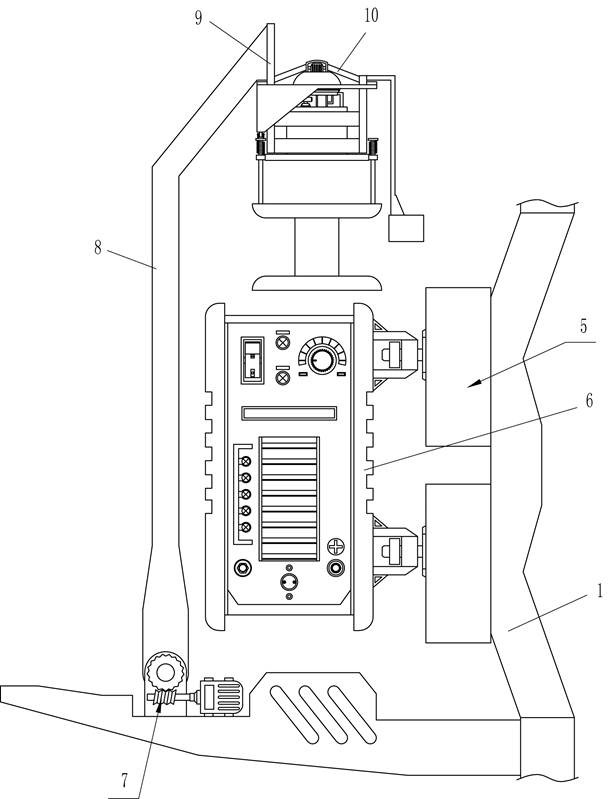 A vehicle-mounted inverter DC arc welding machine