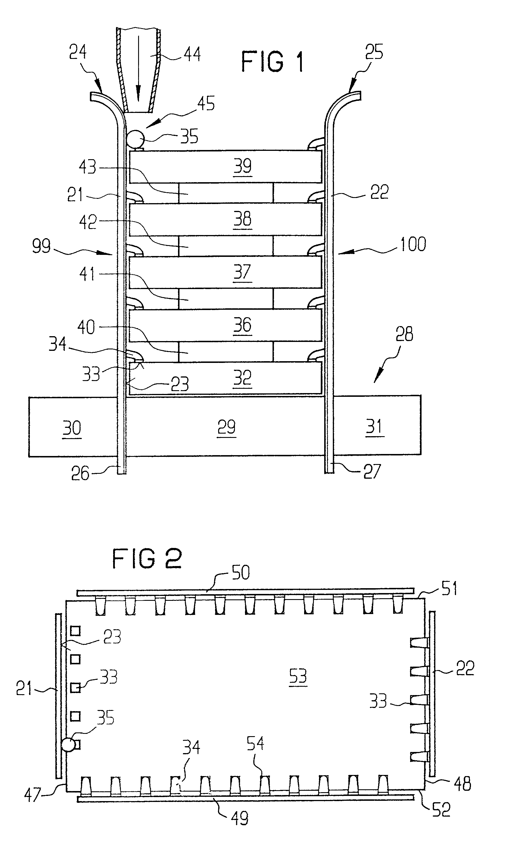 Process for the formation of a spatial chip arrangement and spatial chip arrangement