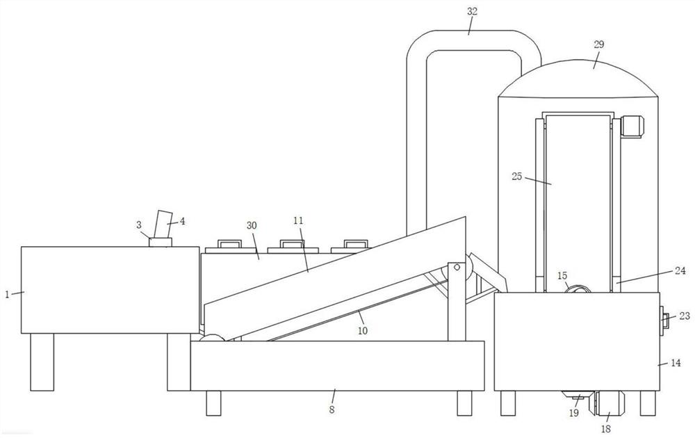 Garbage sorting device for household garbage pyrolysis