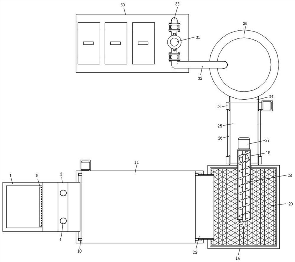 Garbage sorting device for household garbage pyrolysis