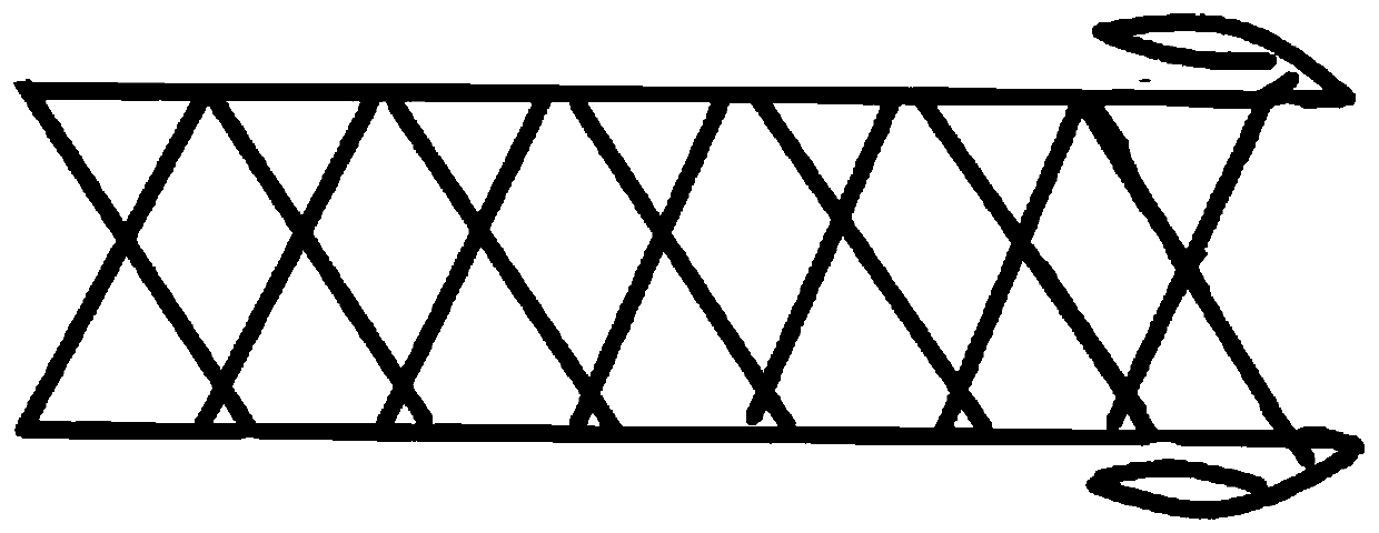 Edge closing process for integrated woven covered stent