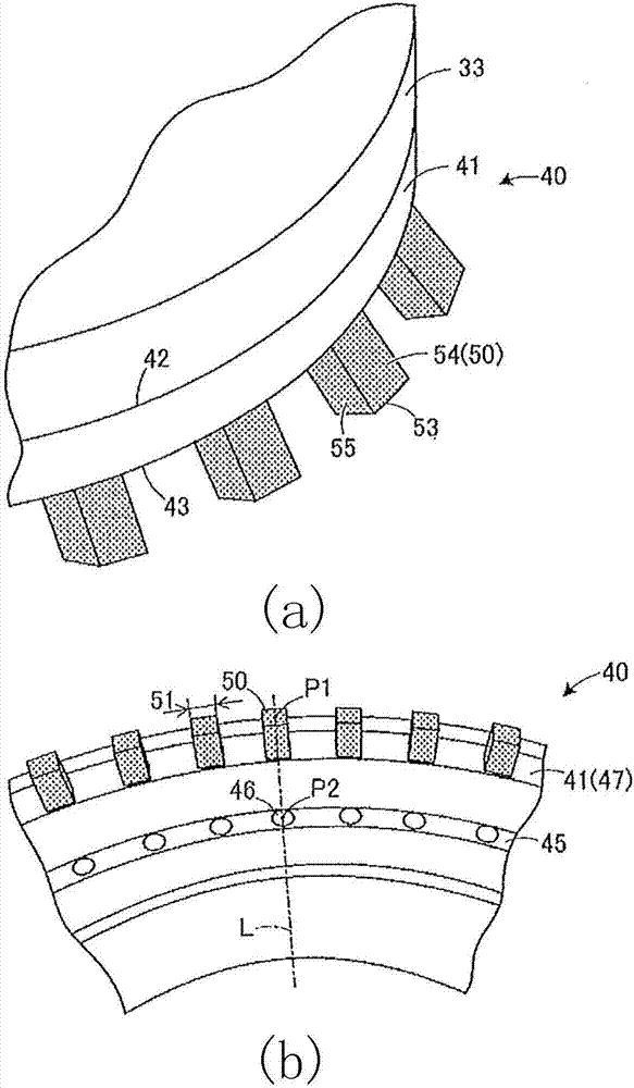 Grinding wheel and grinding method