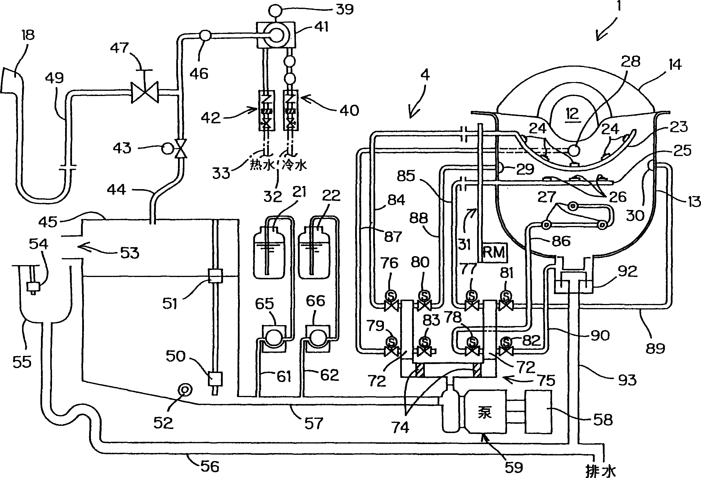 Automatic shampoo machine