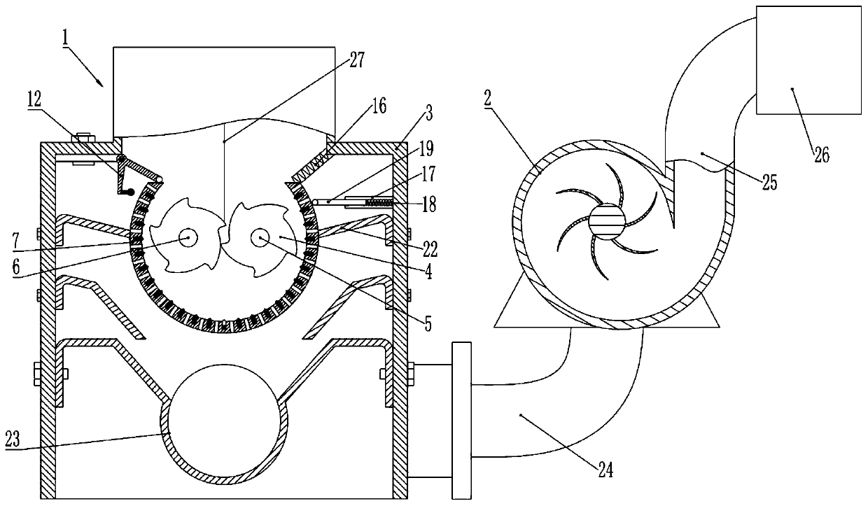 Thin-walled pipe waste recycling device