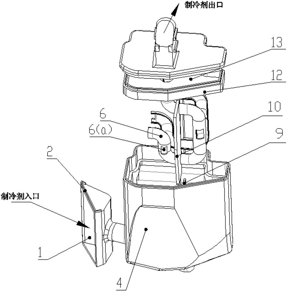 Energy-saving, noise-reduction, silencing and vibration-absorption reciprocating piston type compressor and noise-reduction and silencing method thereof