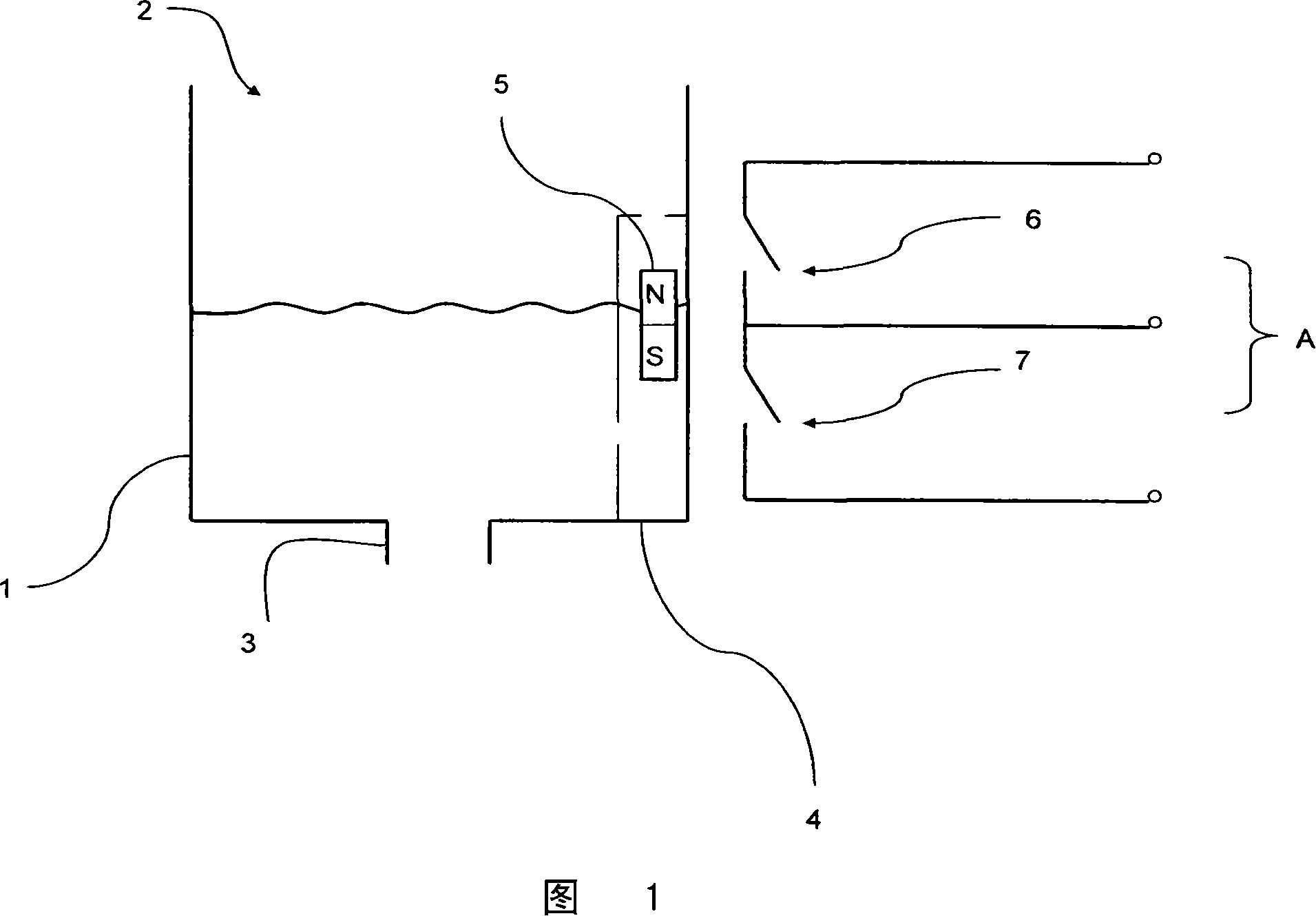 Signaling device for a remaining mass number