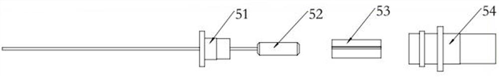 An lc non-standard adapter crimping and measuring integrated fixture