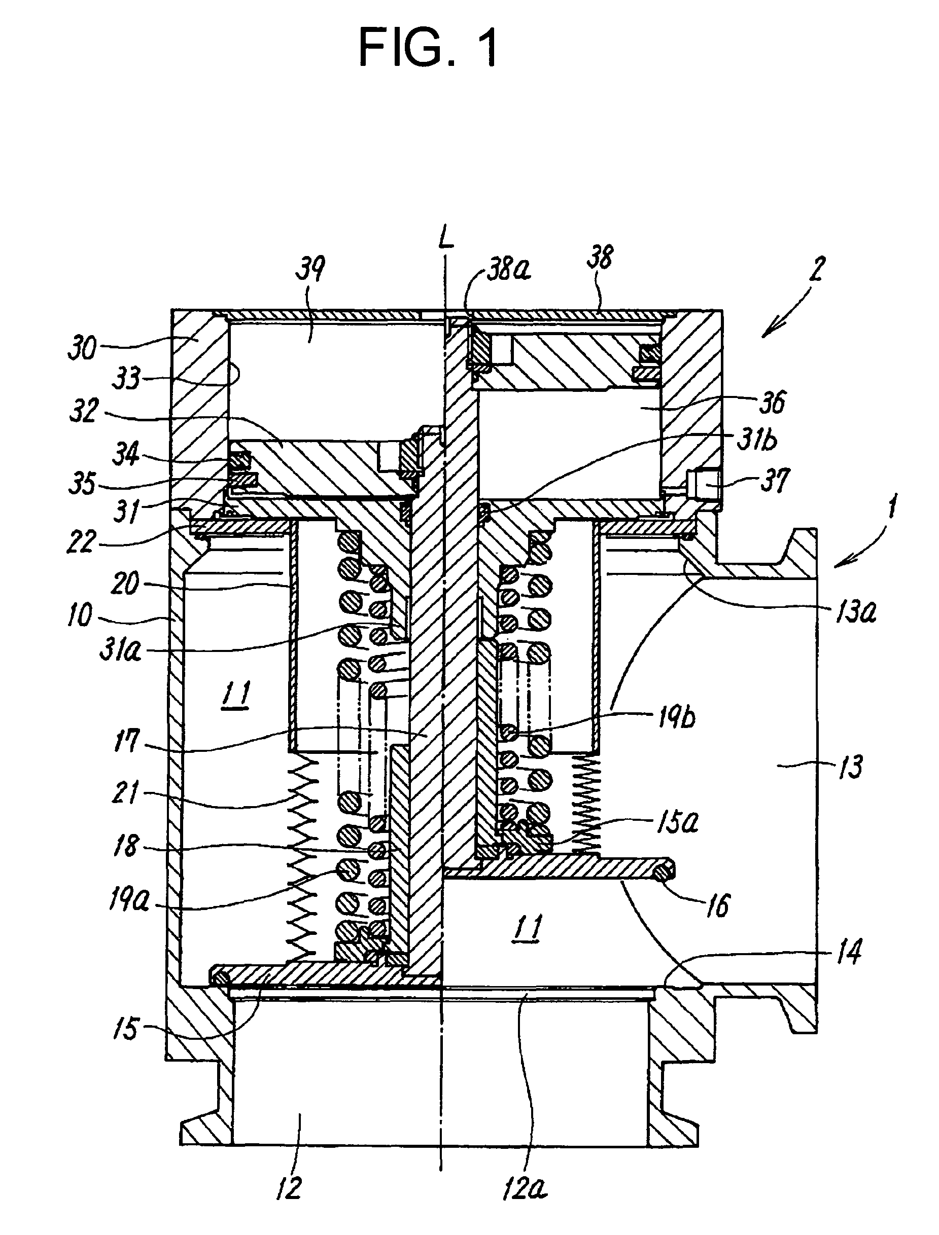 High vacuum valve