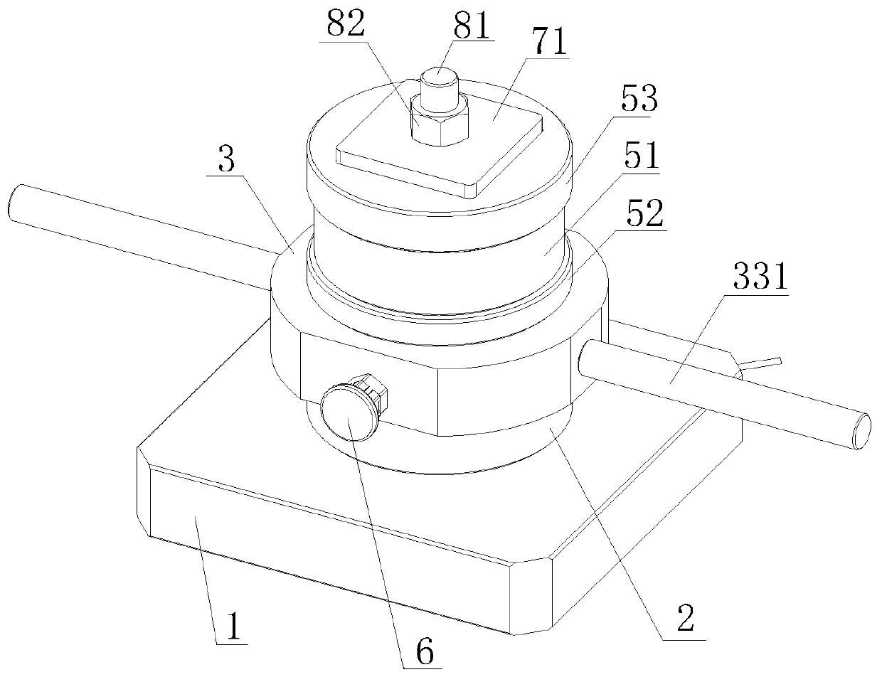 Load-detachable test system for testing torsional property of bolt