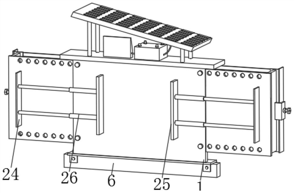 Barrier gate handrail advertising device