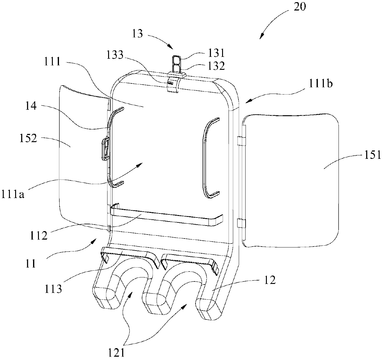 Escape protection device, system and method and wind generating set