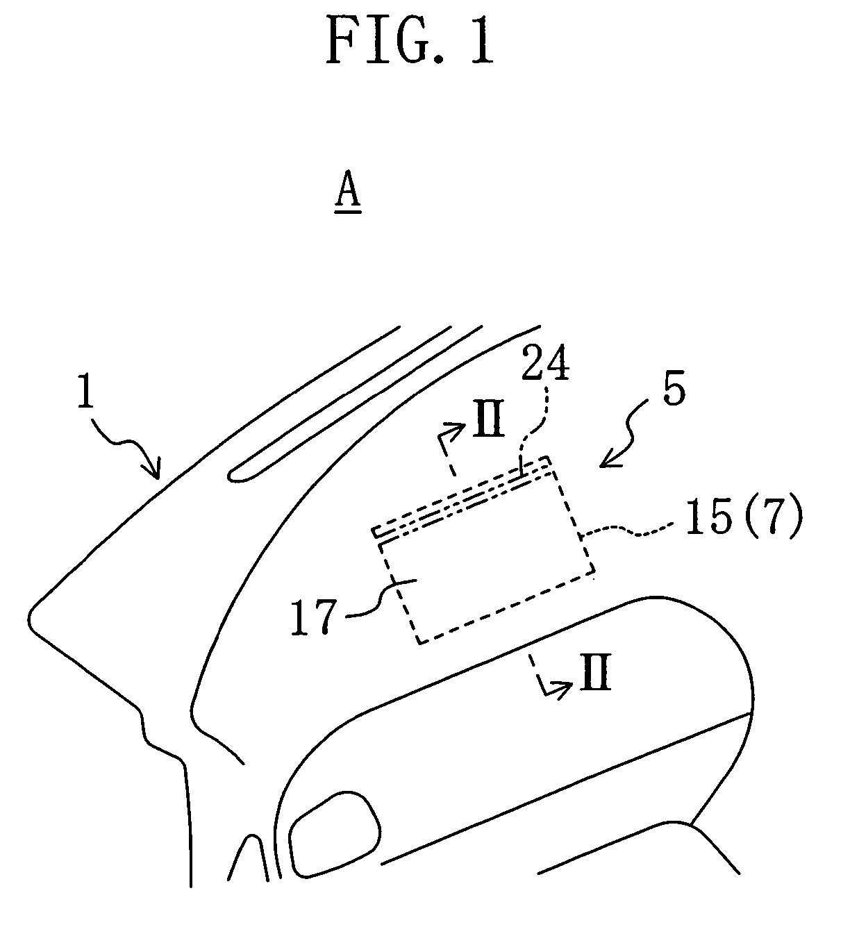 Vehicle air bag door