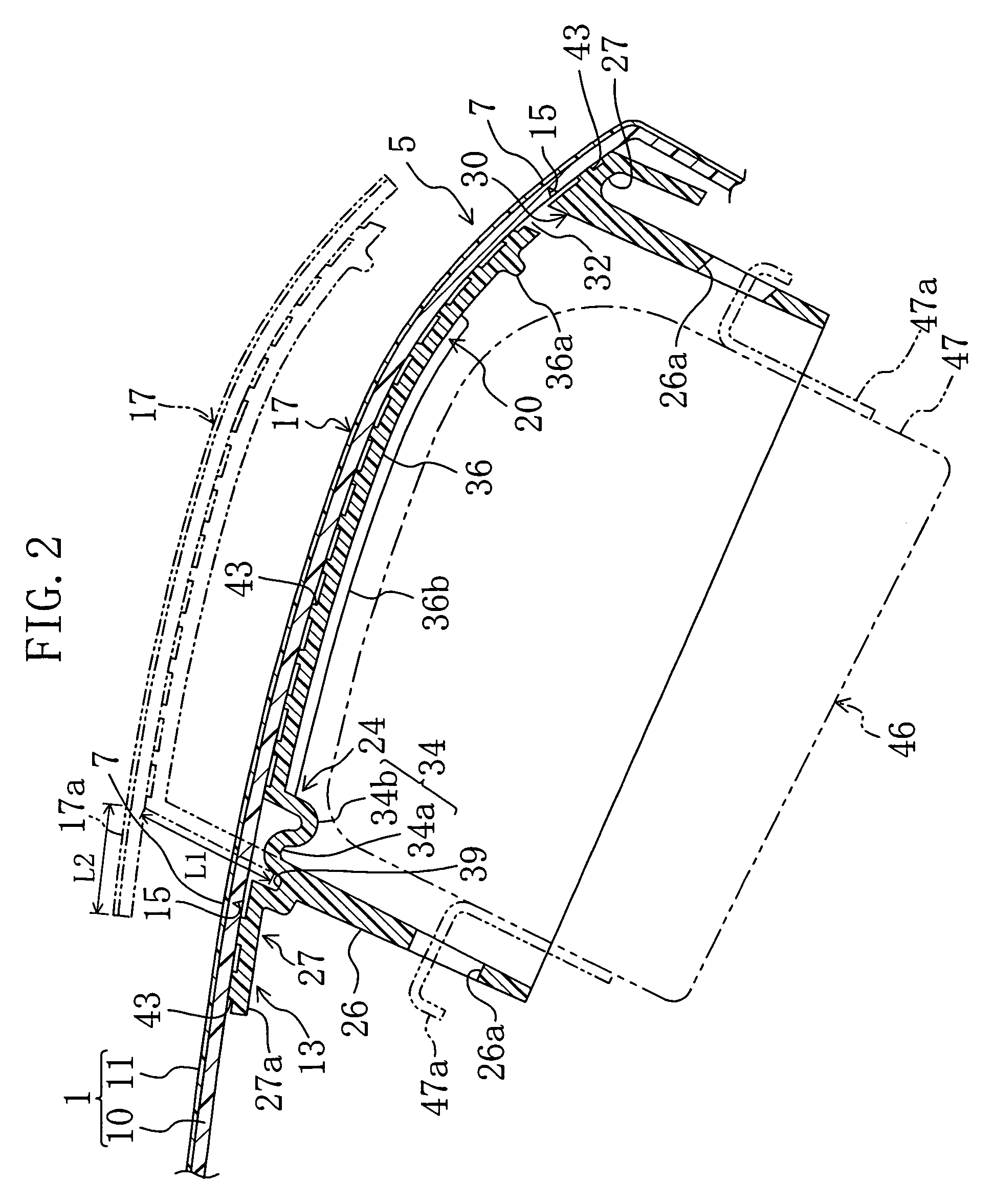 Vehicle air bag door