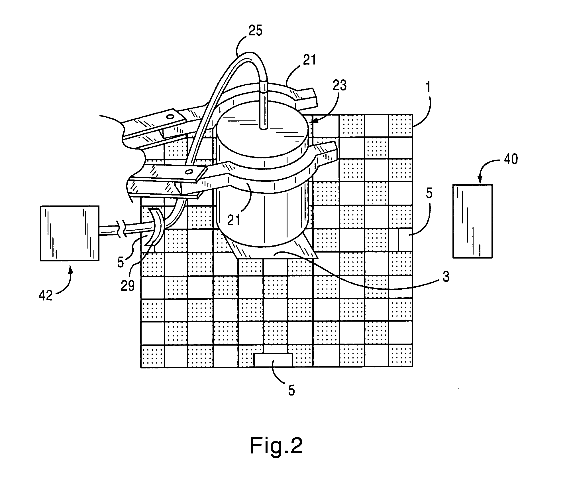 Visual assistance guide system for disrupter placement and method of use