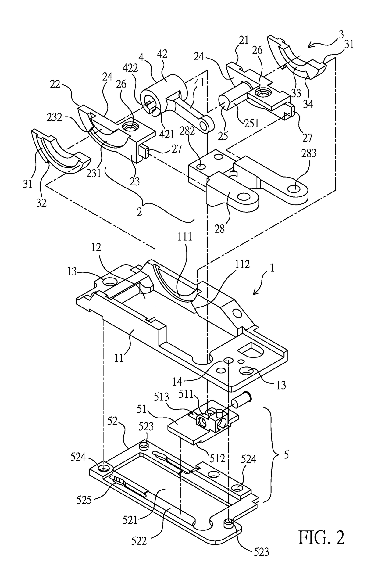 Rotation shaft device