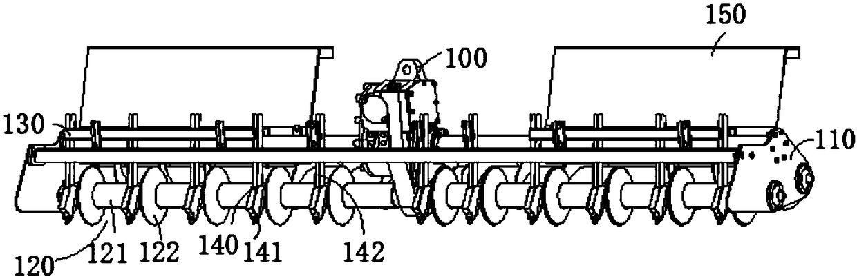 Leveling screw device and application method thereof